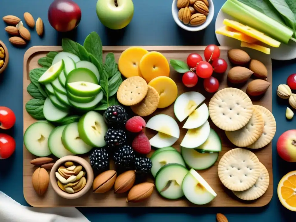 Deliciosos y saludables snacks en acuarela Una apetitosa variedad de snacks saludables en acuarela para evitar errores en la pérdida de peso