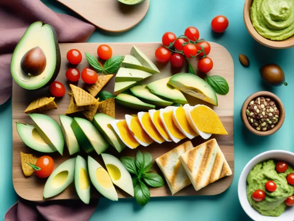 Deliciosos bocados veganos en acuarela detallada Deliciosos snacks veganos fáciles de preparar en ilustración detallada de acuarela