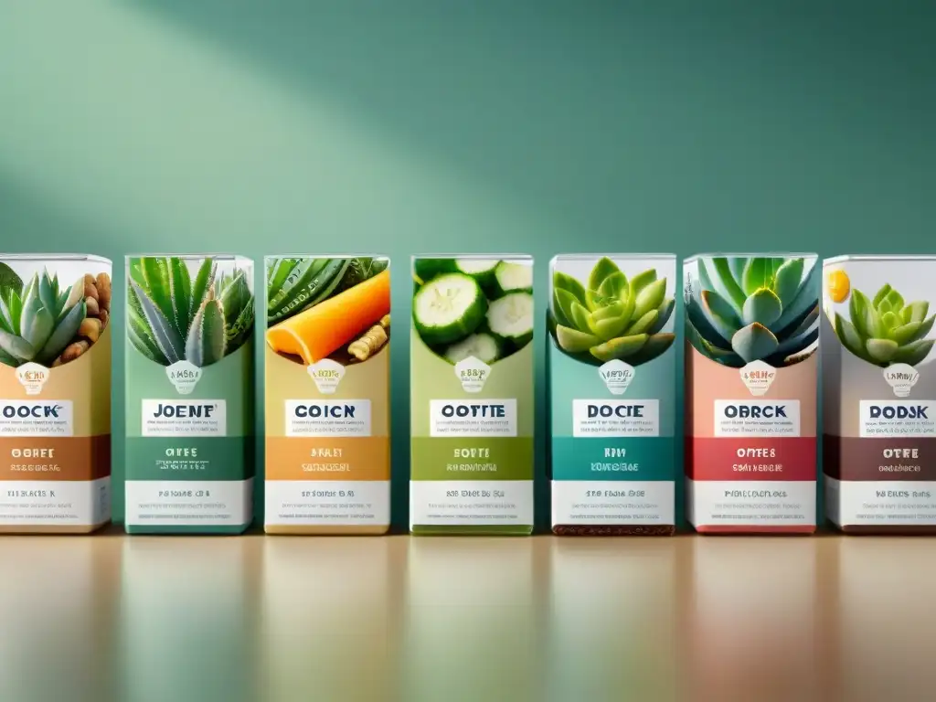 Barritas saludables en un moderno escritorio Una ilustración detallada en acuarela de una elegante y moderna oficina con barras nutricionales de colores, en un ambiente tranquilo y saludable