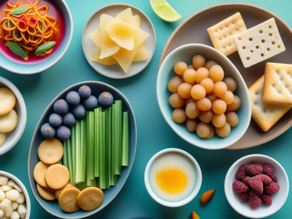 Delicias tradicionales vs Una ilustración acuarela detalla la evolución de snacks tradicionales a fermentados modernos